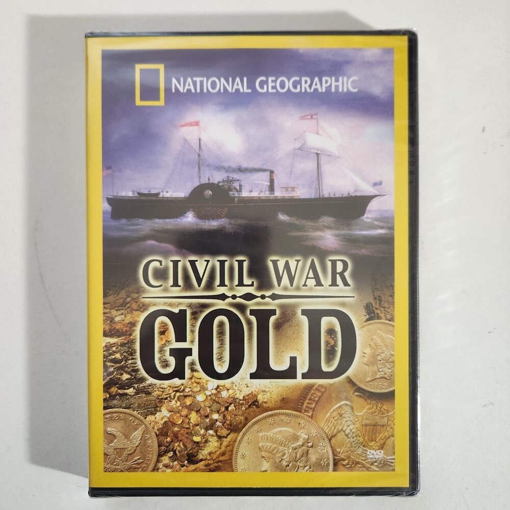 National Geographic Civil War Gold DVD, Sealed